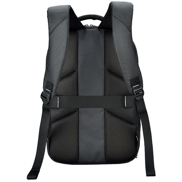 AGVA Traveller 18L 15.6 Inch Laptop Backpack for Men & Women - Lightweight Water-Resistant Business Travel Backpack with USB Charging Port (Black) - Perfect for Commuting, Air Travel, and Daily Office Use