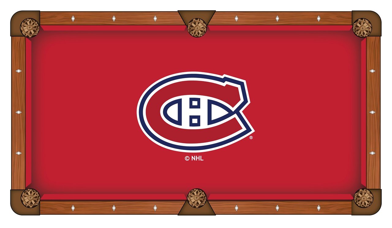 Holland Bar Stool Co. Montreal Canadiens NHL Licensed Pool Table Felt - Premium Billiard Cloth for Game Rooms & Sports Bars
