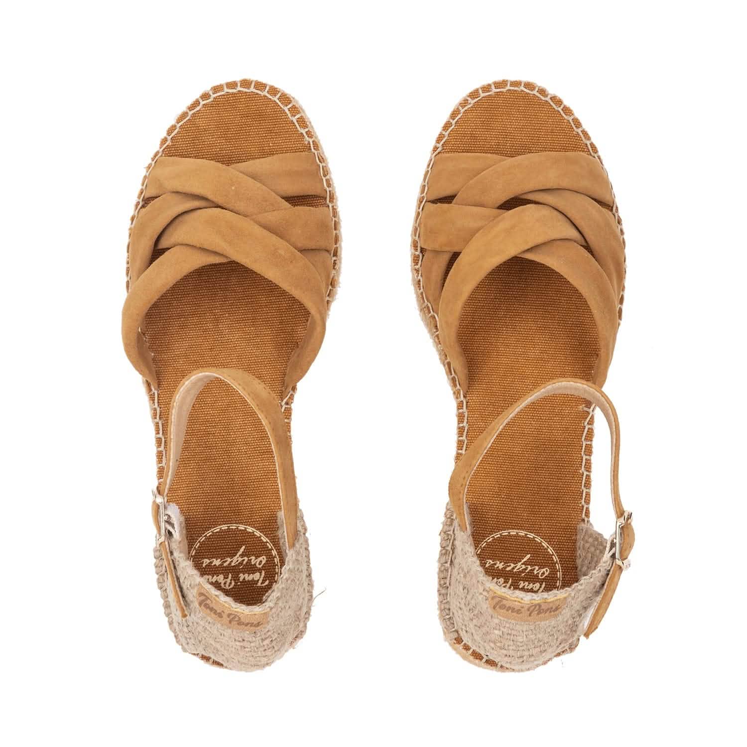 Women's Plain Suede Leather Wedge Espadrilles - Comfortable Casual Summer Shoes for Beach, Vacation & Everyday Wear | Buma A