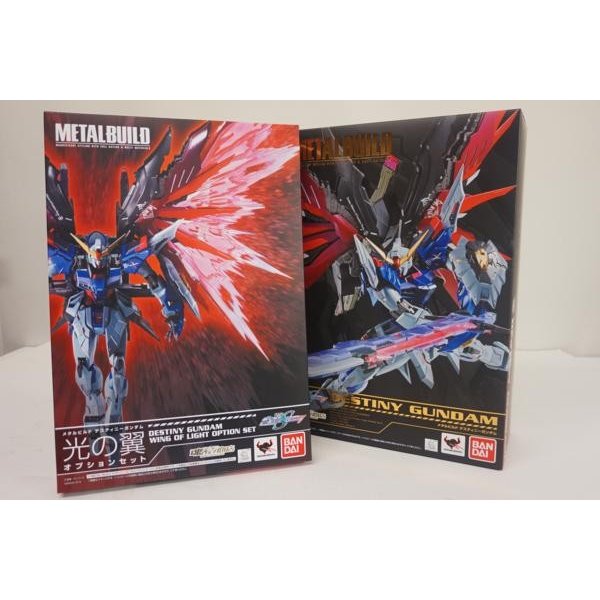 Bandai Metal Build Gundam Seed Destiny Gundam Wings of Light Option Set - Premium Action Figure for Collectors | Perfect for Display & Anime Fans