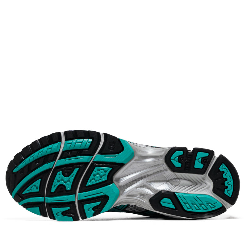 ASICS GEL-Kayano 14 Running Shoes for Men & Women - White/Waterfall Colorway - Premium Cushioning & Stability - Perfect for Jogging, Gym Workouts & Daily Wear