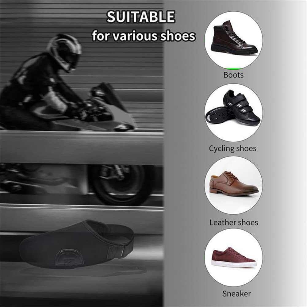 Zcargel Motorcycle Shoe Boot Cover Protector - Durable Gear Shift Pad for Riding Shoes, Motorbike Shift Pad & Boot Protector | Perfect for Long-Distance Rides & Daily Commuting