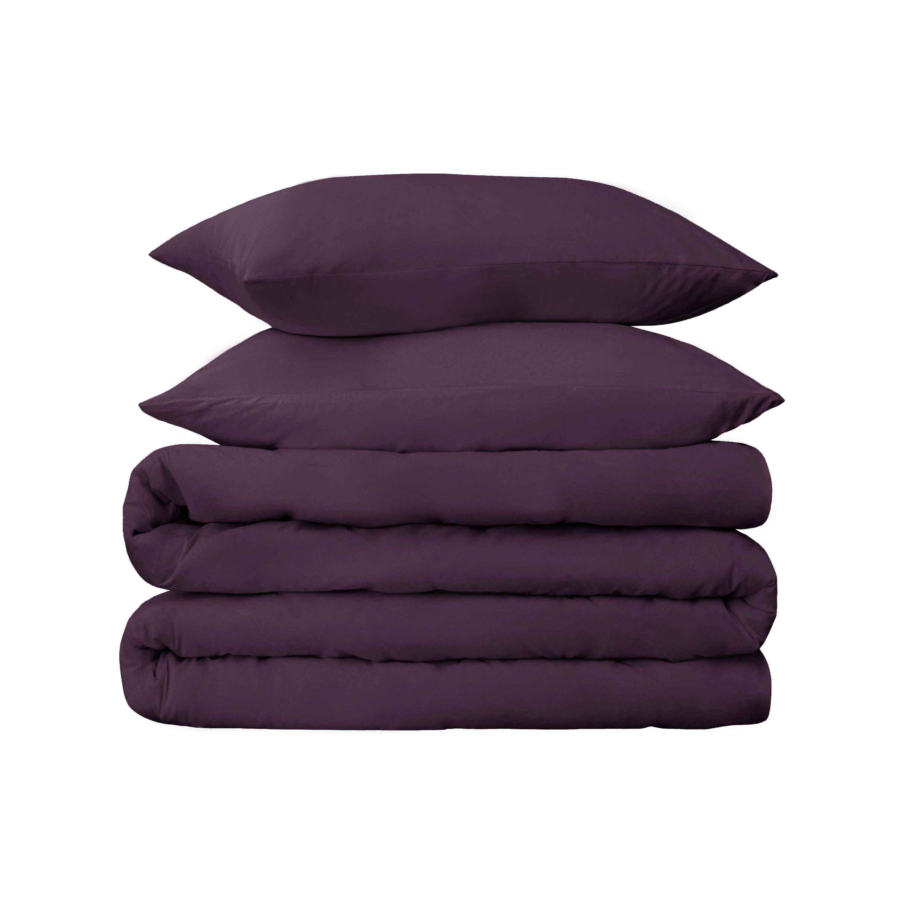 Luxury 650 Thread Count Egyptian Cotton Duvet Cover Set - King Size, Breathable & Hypoallergenic for Ultimate Comfort - Perfect for Master Bedroom, Guest Room & Hotel Use