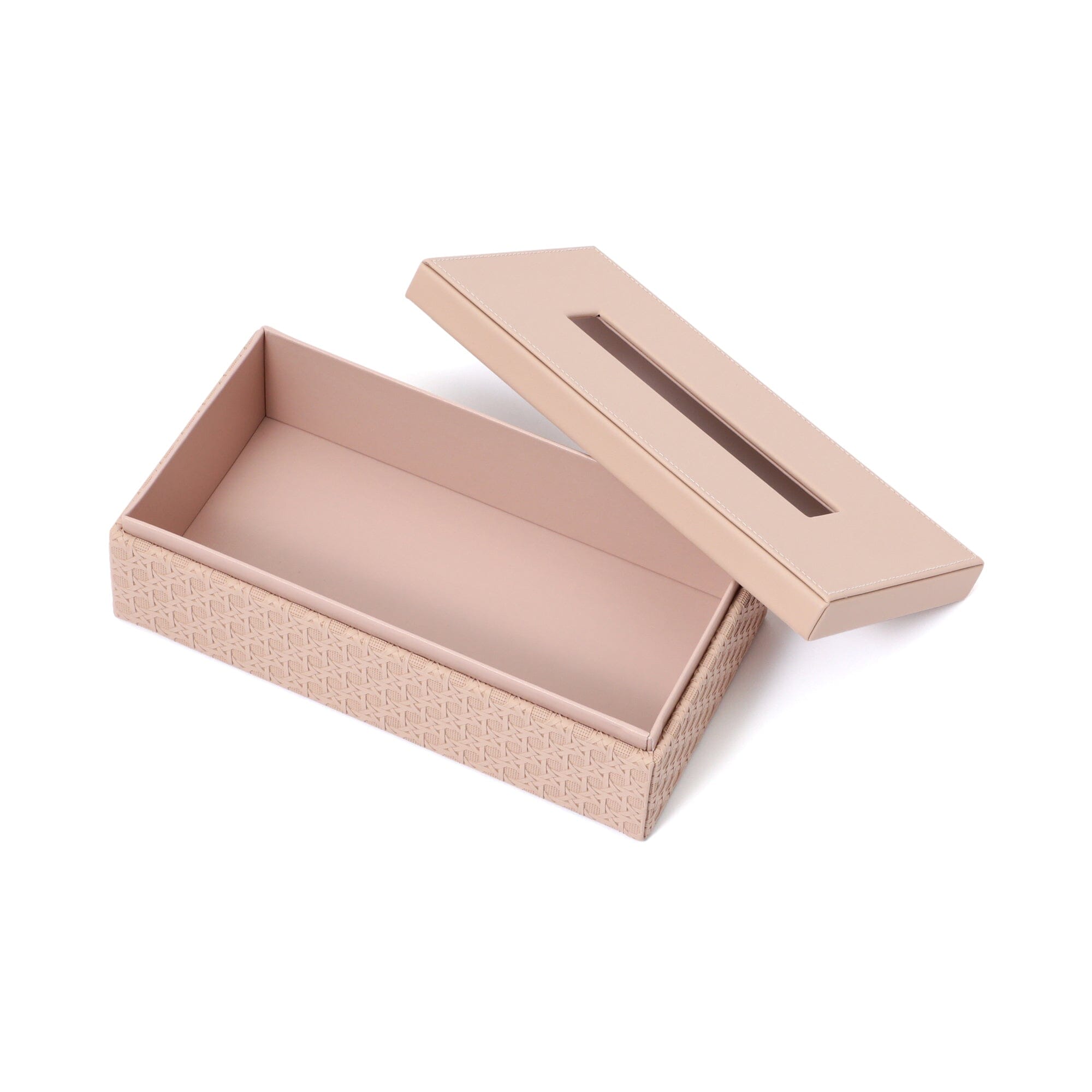 Pink Embossed Decorative Tissue Box Cover - Elegant Home & Office Decor for Living Room, Bedroom, or Bathroom