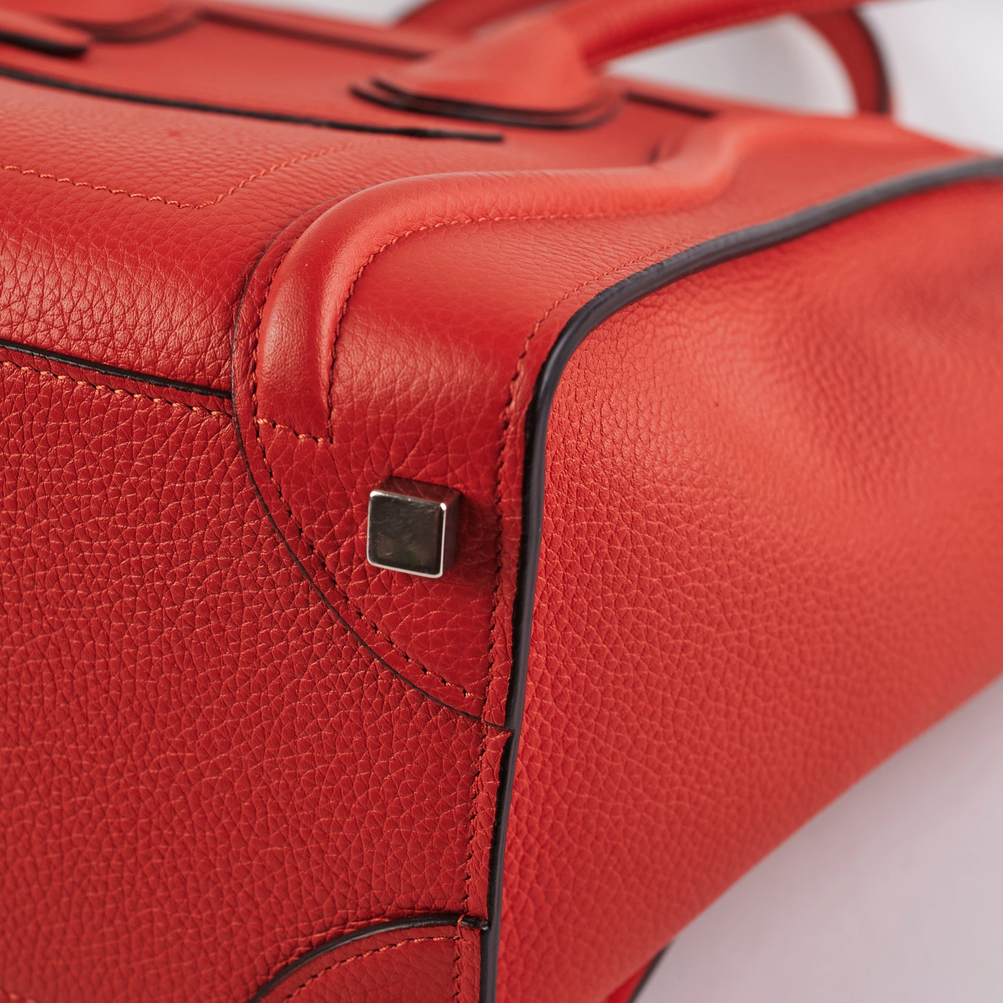 Celine Micro Luggage Bag in Red - Stylish Crossbody Handbag for Women, Perfect for Travel, Work & Everyday Use
