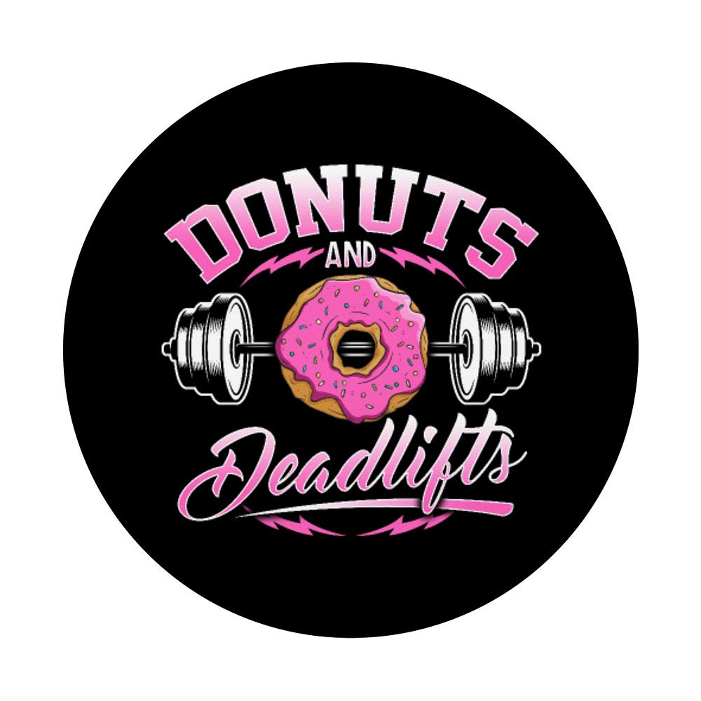 Donuts And Deadlifts Gym T-Shirt - Funny Weightlifting Workout Tee for Men & Women - Perfect for Gym, Powerlifting & Fitness Enthusiasts