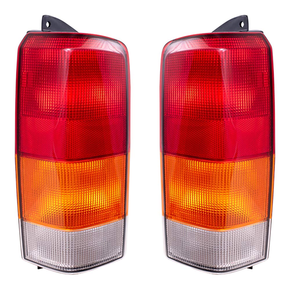 1997-2001 Jeep Cherokee Replacement Taillights Set - Driver & Passenger Side (Part #4897399AA & 4897398AA) - Perfect for Night Driving, Off-Road Adventures & Vehicle Restoration Projects