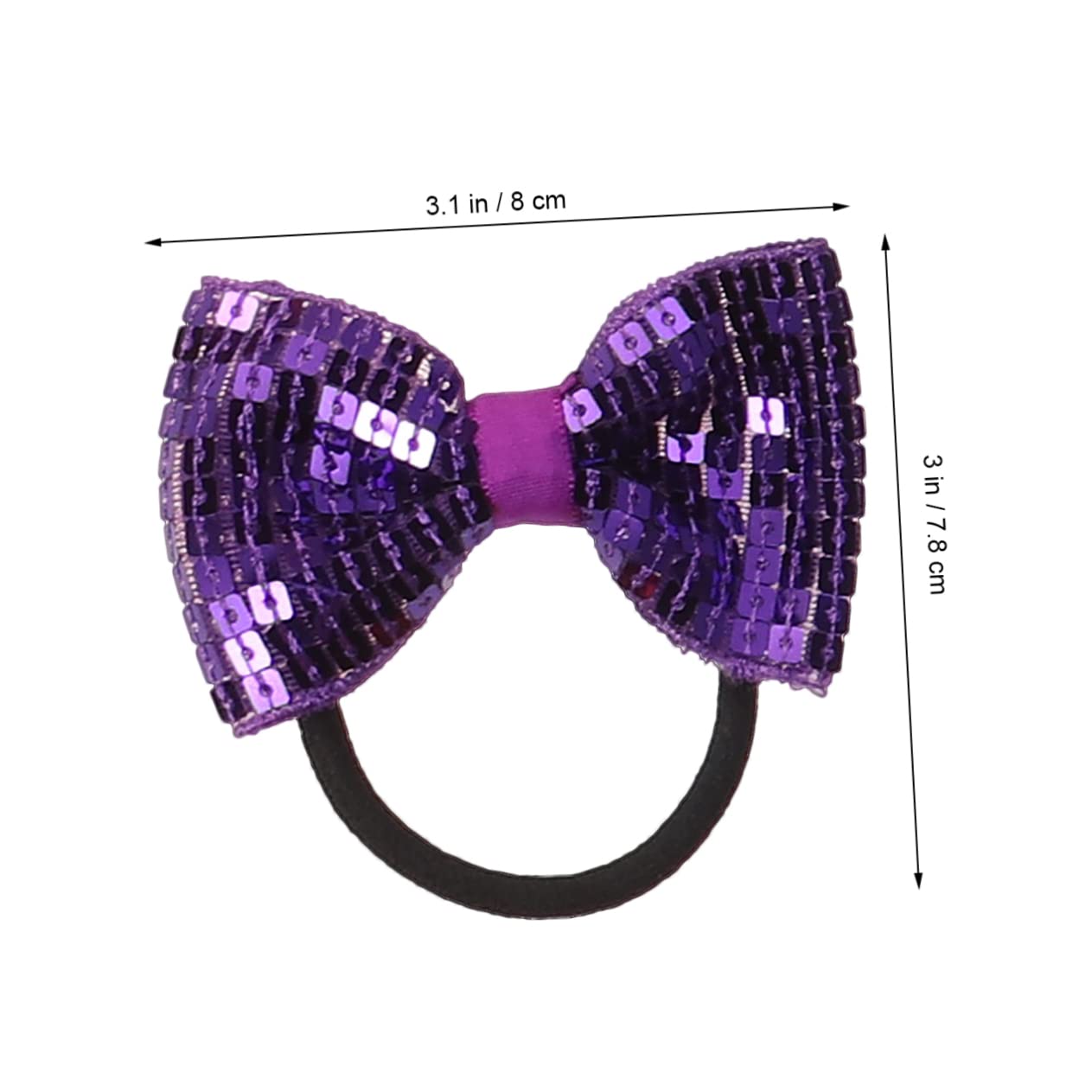 FOMIYES 12 Pack Stretch Hair Ties with Bow Knots - Soft Ponytail Holders for Girls & Women, Durable Hair Accessories for School, Sports, and Everyday Use