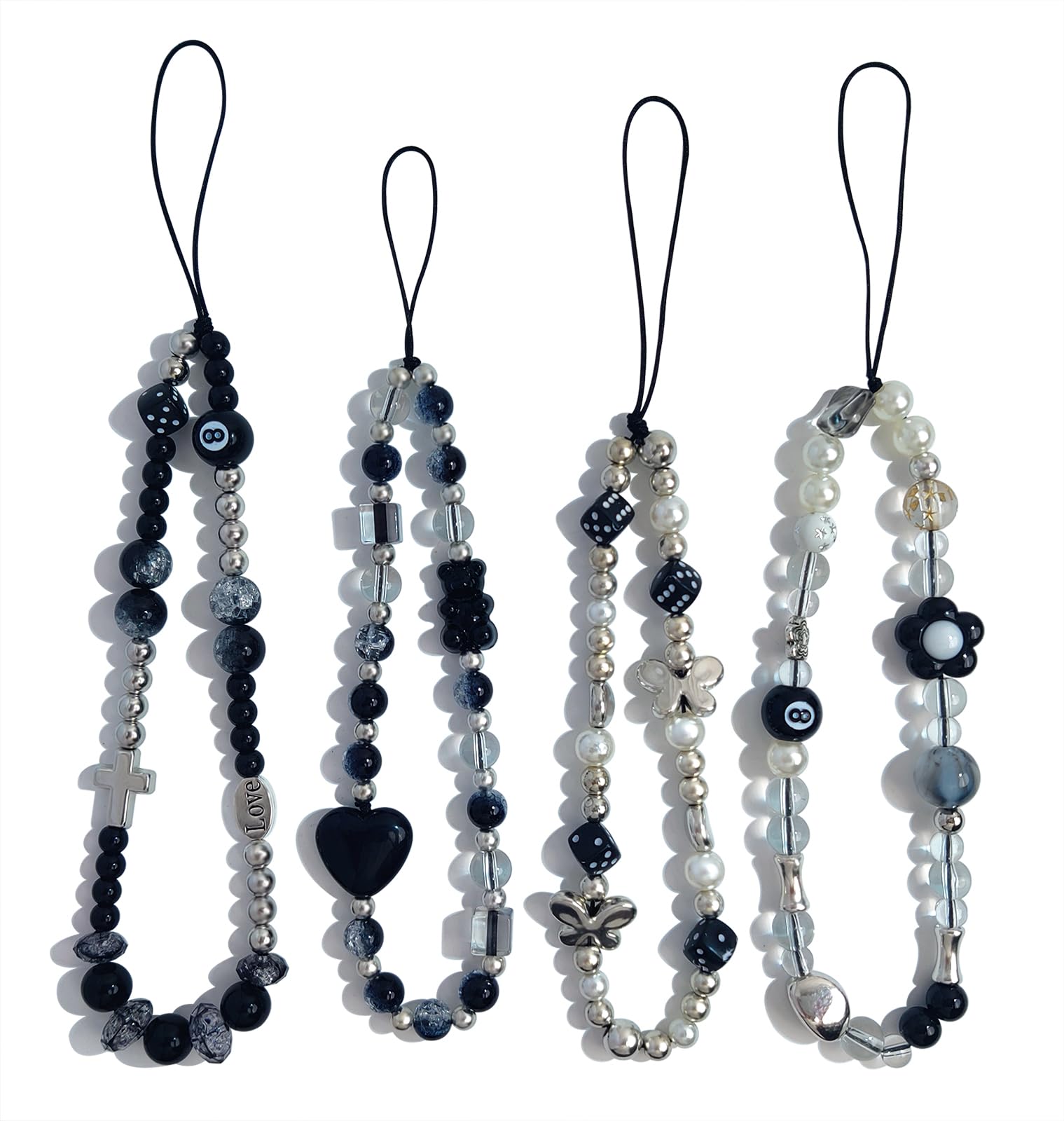 Stylish Beaded Phone Lanyard Wrist Strap - Fashionable Cell Phone Keychain for Women | Perfect for Work, Travel & Everyday Use