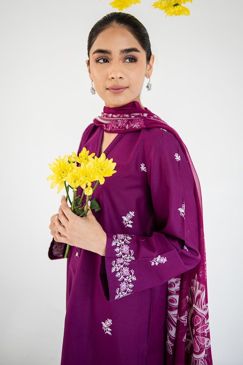 IMPERIAL 2PC Women's Ethnic Outfit Set (Kurta & Dupatta) - Traditional Indian Wear for Festivals, Weddings & Special Occasions