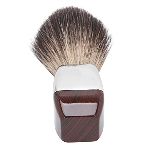 Premium Portable Shaving Brush for Men - Soft Bristle Beard & Facial Hair Brush with Ergonomic Handle for Smooth Shaving & Lather Enhancement | Compact Travel Design for Home, Salon, Business Trips, Camping & Daily Grooming Routine (Ideal for Wet Shaving, Barber Kits & Travel Essentials)