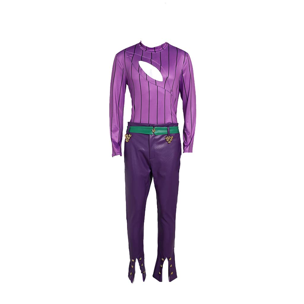 Anime Golden Wind Vinegar Doppio Diavolo Cosplay Costume - Purple Halloween Outfit Custom Made for JoJo's Bizarre Adventure Fans | Perfect for Conventions, Cosplay Events & Halloween Parties