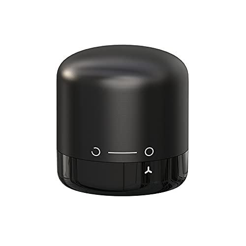 Premium Silicone Wine Stoppers Set of 2 - Airtight Seal for Liquor & Wine Bottles, Leak-Proof Design, Keep Beverages Fresh Longer - Perfect for Home Bars, Parties & Gifts (Black, 202201A)