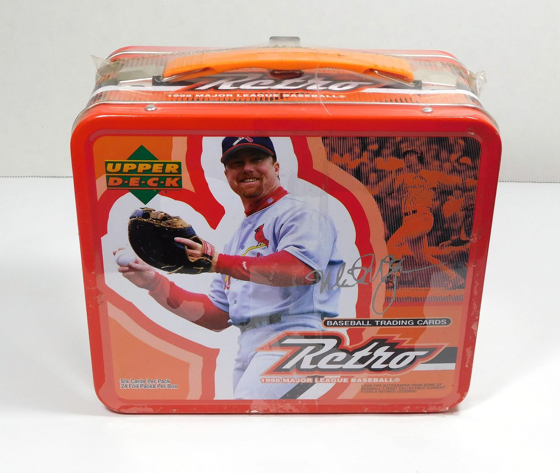 1999 Upper Deck Retro Baseball Trading Cards Sealed Lunchbox - 24 Packs | Vintage Collectible Sports Memorabilia for Fans & Card Collectors | Perfect for Gifts, Display, and Trading Card Games