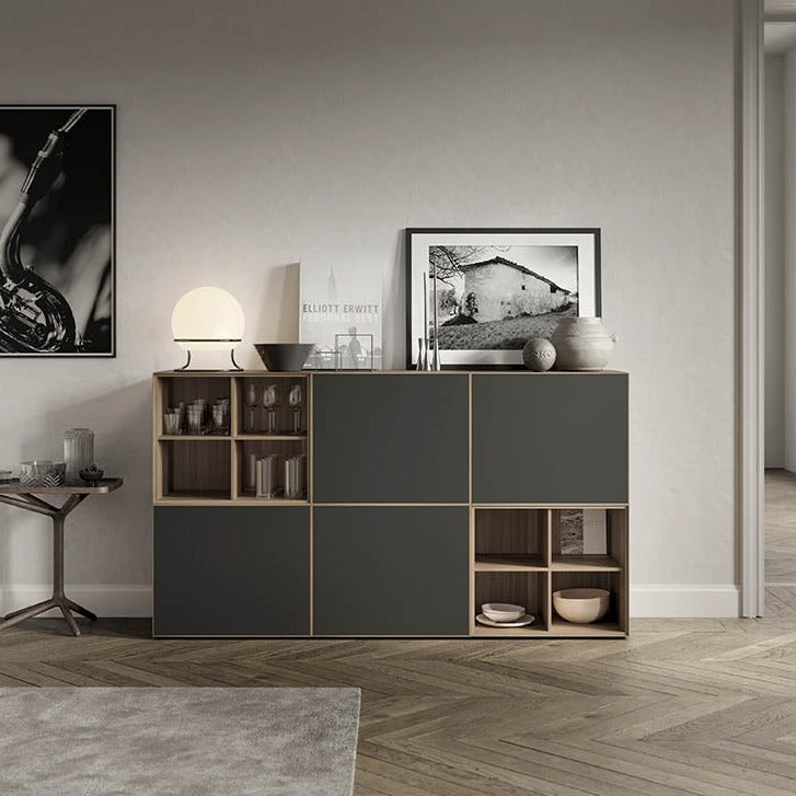 Lauki L6 P83 Modern Sideboard with Storage - Elegant Buffet Cabinet for Dining Room, Living Room & Entryway - Perfect for Home Decor & Organization