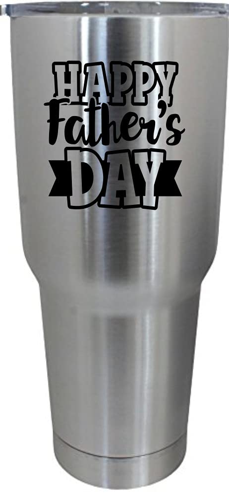30oz Stainless Steel Tumbler for Father's Day Gift - Engraved & Durable