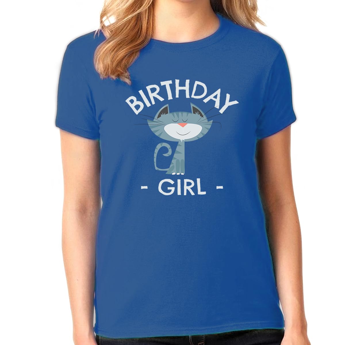 Fire Fit Designs Birthday Girl Shirt - Happy Birthday T-Shirt for Girls, Cute Kitten Birthday Outfit - Perfect for Birthday Parties & Celebrations