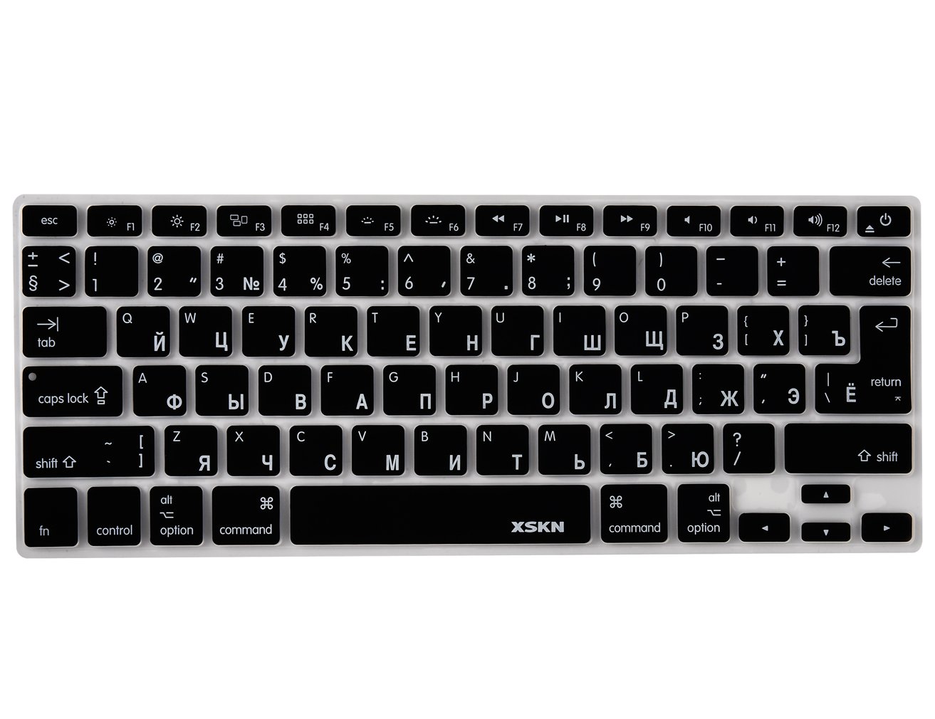Russian Language Silicone Keyboard Cover for MacBook Air 13