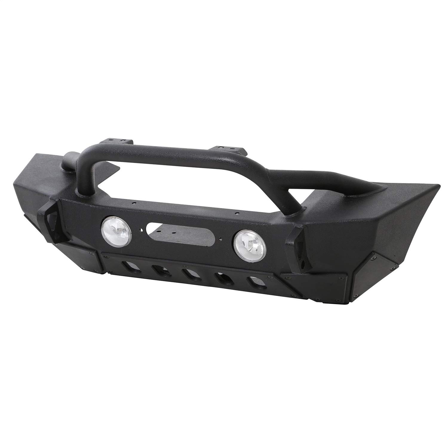 Smittybilt 76807 XRC Gen 2 Front Bumper for Jeep Wrangler JK & JL - Heavy Duty Off-Road Protection for Rock Crawling & Trail Adventures