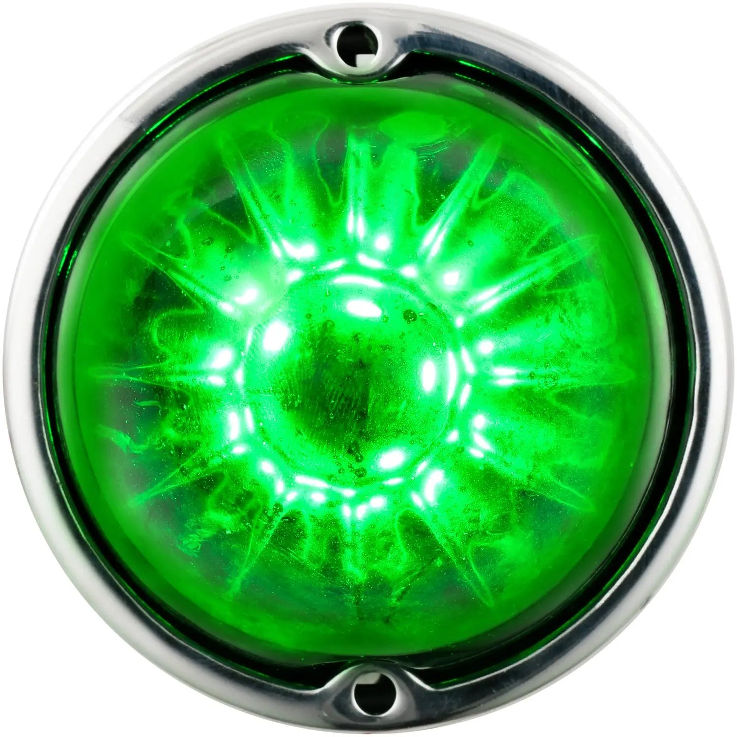 Classic Green LED Watermelon Night Light with Glass Lens - Perfect for Kids' Room, Nursery Decor, and Halloween Party Decoration