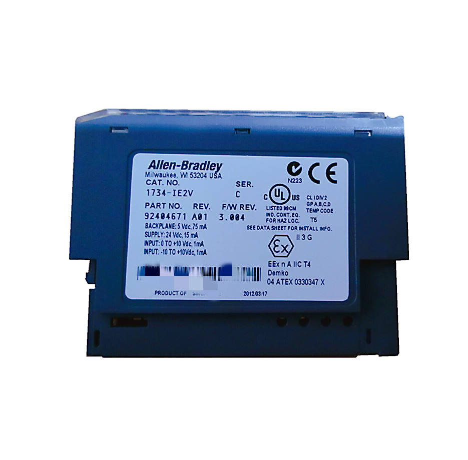 1734 IE2V & 1734 IE8C AbPoint I/O Analog Input Modules for PLC Programming | Industrial Automation Control | Factory Equipment & Machine Monitoring