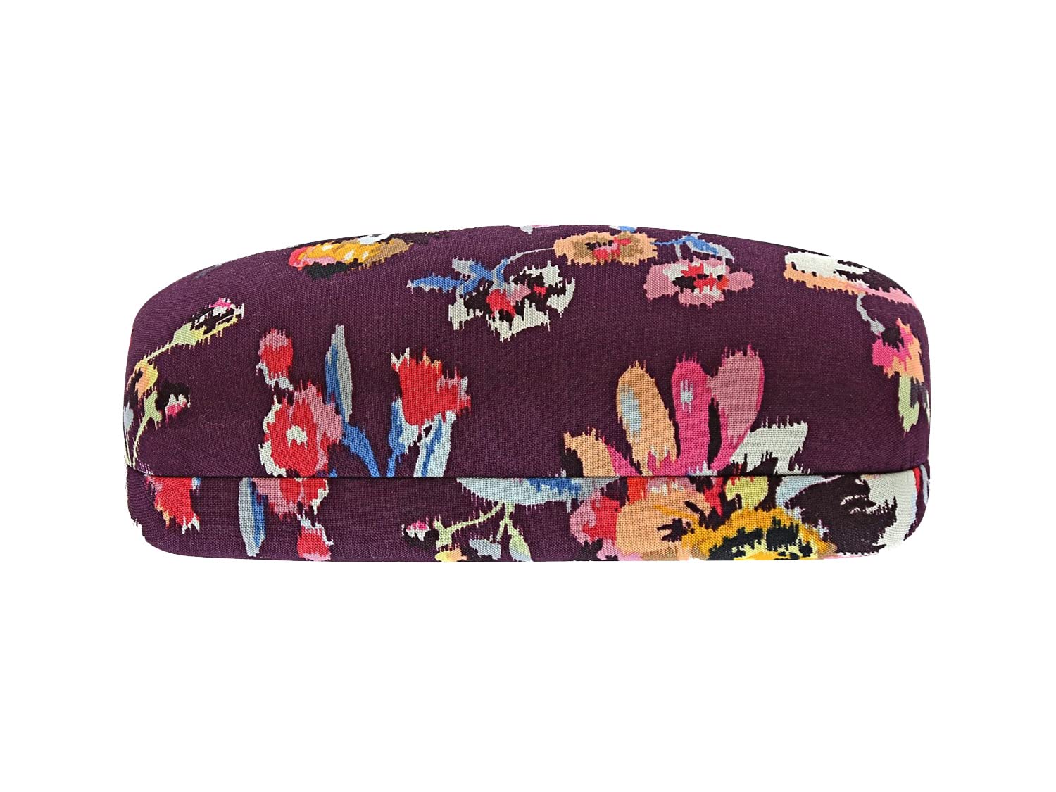 Vera Bradley Sunglasses & Eyeglasses Hard Shell Protective Case - Travel, Beach & Everyday Use Clamshell Storage for Glasses