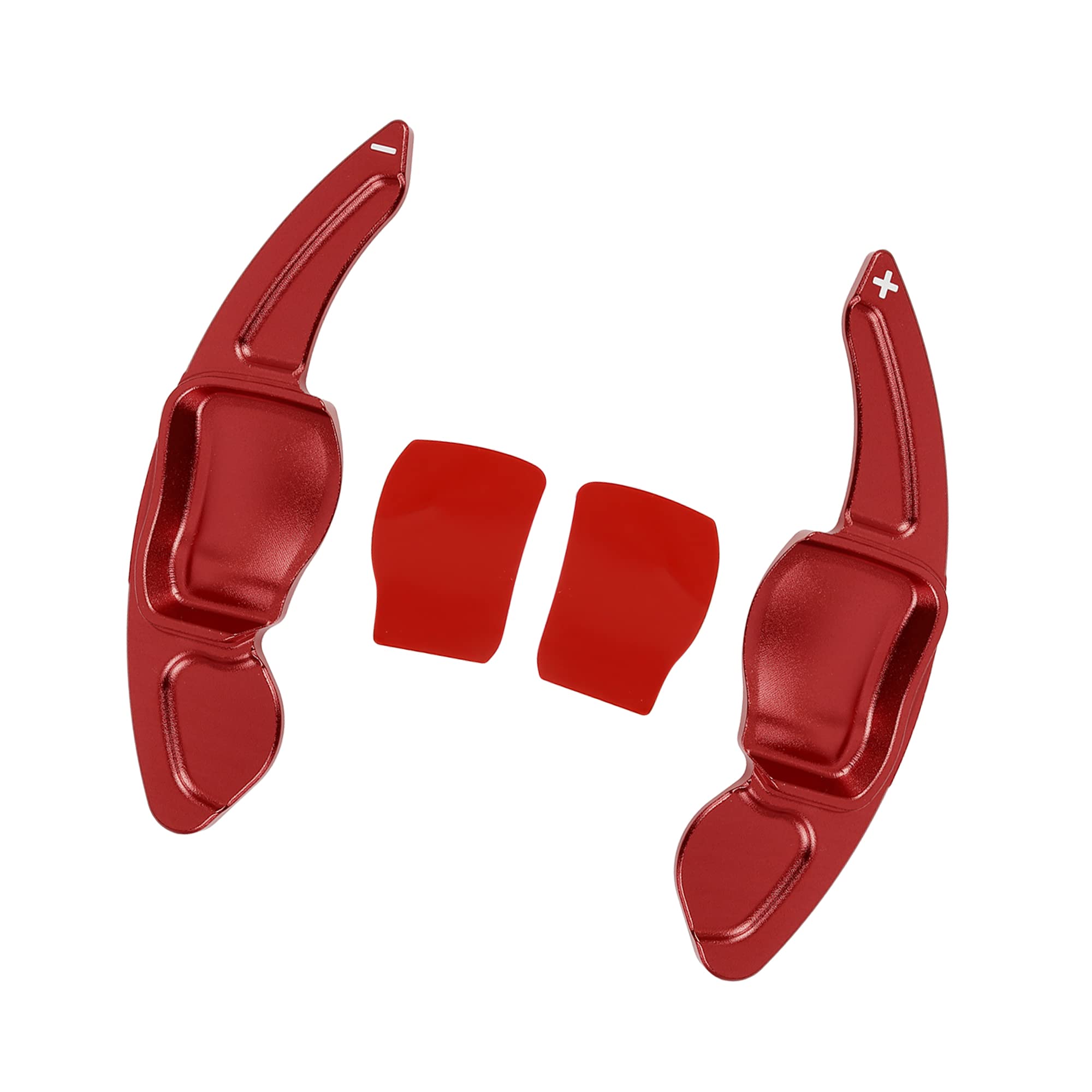 ACROPIX Red Steering Wheel Paddle Shifter Extension Kit - Compatible with Volkswagen CC (Pack of 2) | Enhance Driving Experience for Sports & Racing Enthusiasts