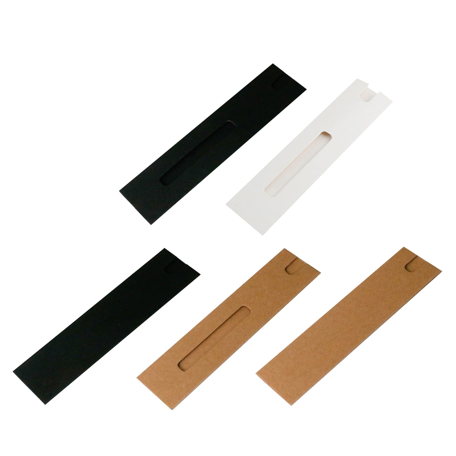XUYUH 50PCS Cardboard Pen Box - Pencil Gift Packaging for Office & School