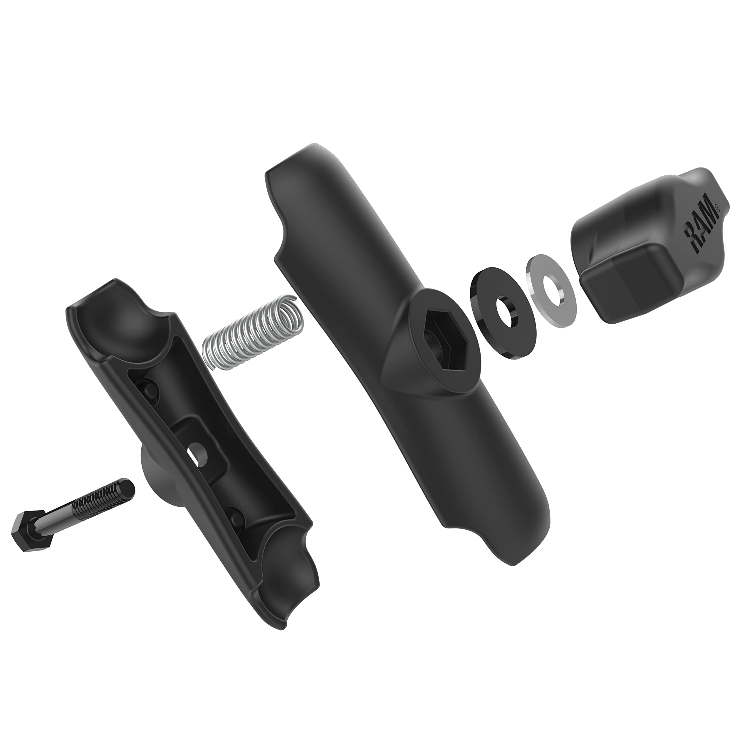 RAM Mounts RAM-B-201U Double Socket Arm (Medium) - 1