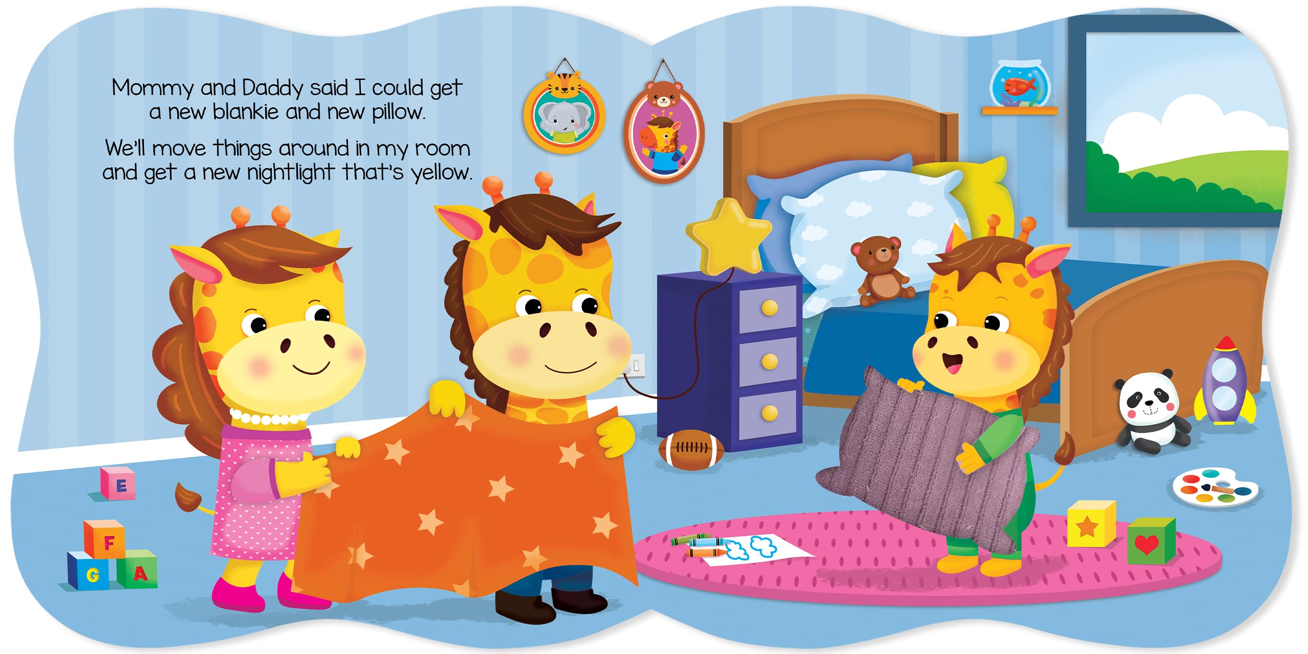 My Big Bed - Touch and Feel Sensory Board Book for Toddlers - Interactive Early Learning Book for Bedtime & Playtime