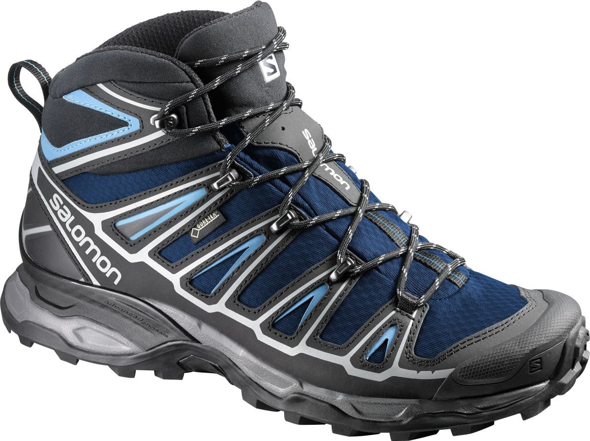 Salomon X Ultra Mid 2 GTX Men's Waterproof Hiking Boots - Lightweight & Durable for Outdoor Adventures, Trail Running, and Mountain Climbing