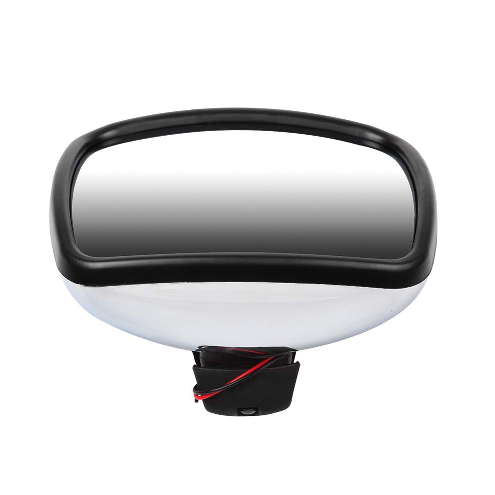 Heated Chrome Truck Hood Mirror for Freightliner M2 100/106/112/114SD (2003-2017) | Durable Car Side Mirror with Lower Lens | Perfect for Long-Haul Trucking & Winter Driving Conditions