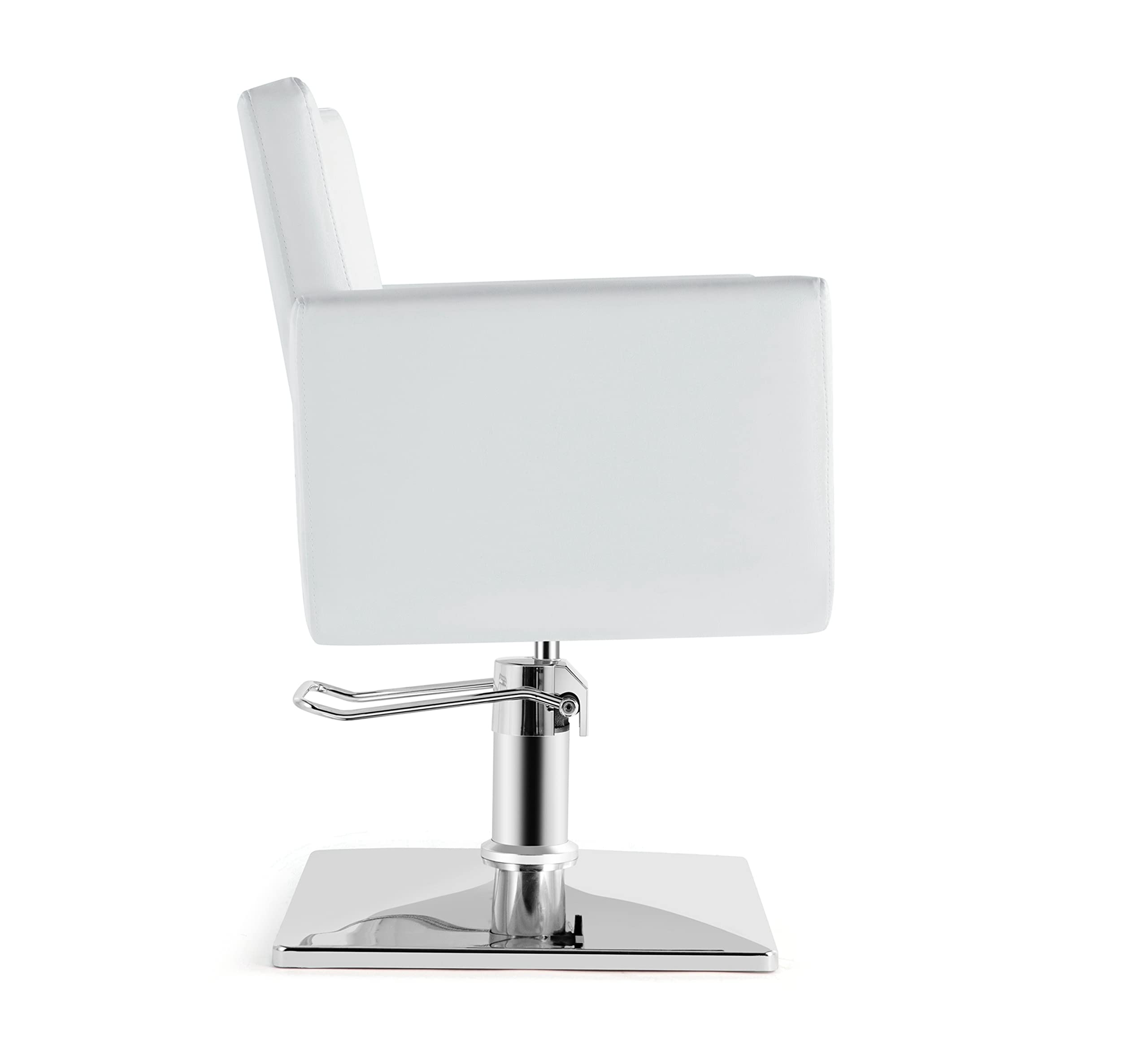 Professional Beauty Salon Styling Chair - Barber & Hairdressing Chair for Haircuts & Styling (White) | Perfect for Salons, Barbershops & Home Use