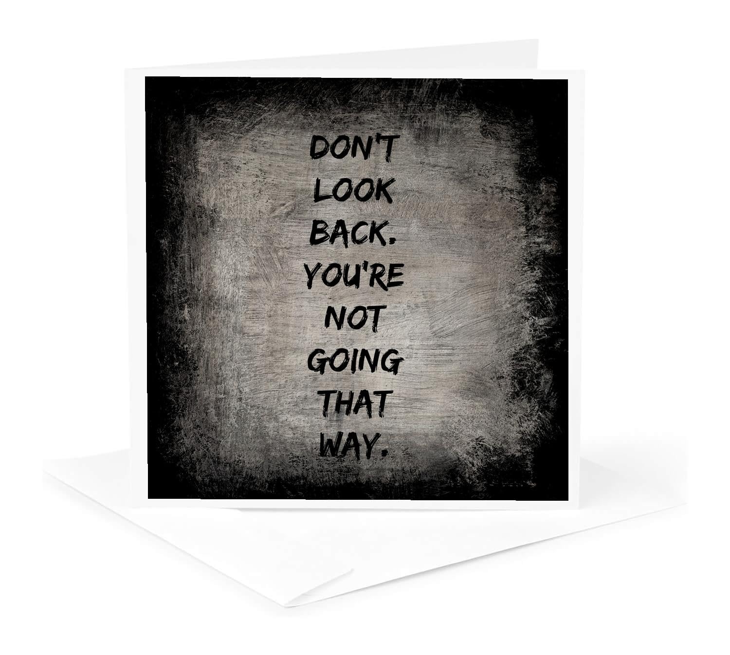 3D Rose Inspirational Greeting Cards - 6x6 Inches, Pack of 6 - 