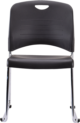 Eurotech AIRE S5000 Plastic Stackable Chairs - Set of 4 - Durable & Lightweight Stacking Chairs for Office, Classroom, Conference Room, and Event Seating