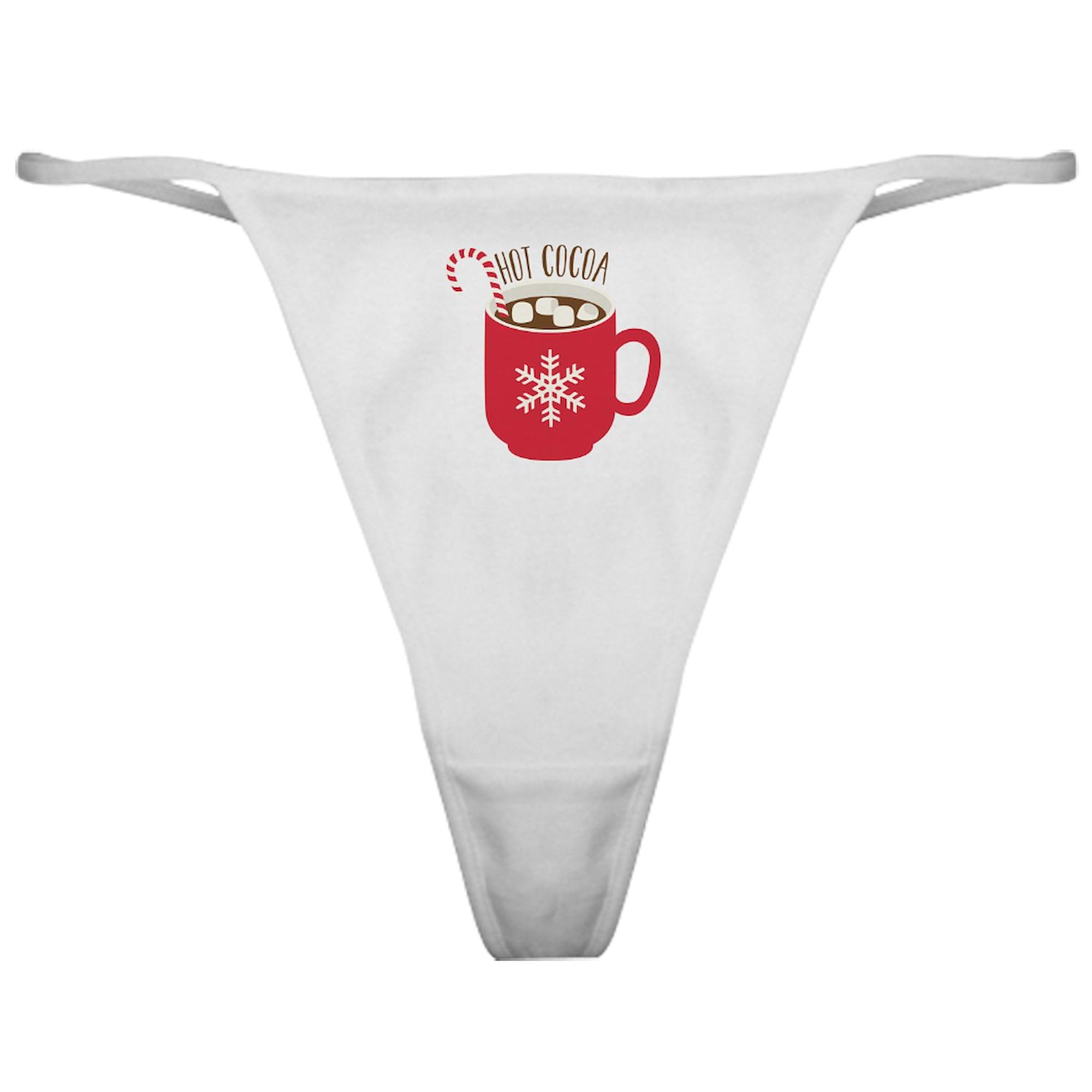 **Hot Cocoa Classic Thong Underwear for Women - Comfortable & Sexy Lingerie - Perfect for Date Night & Lounge Wear**