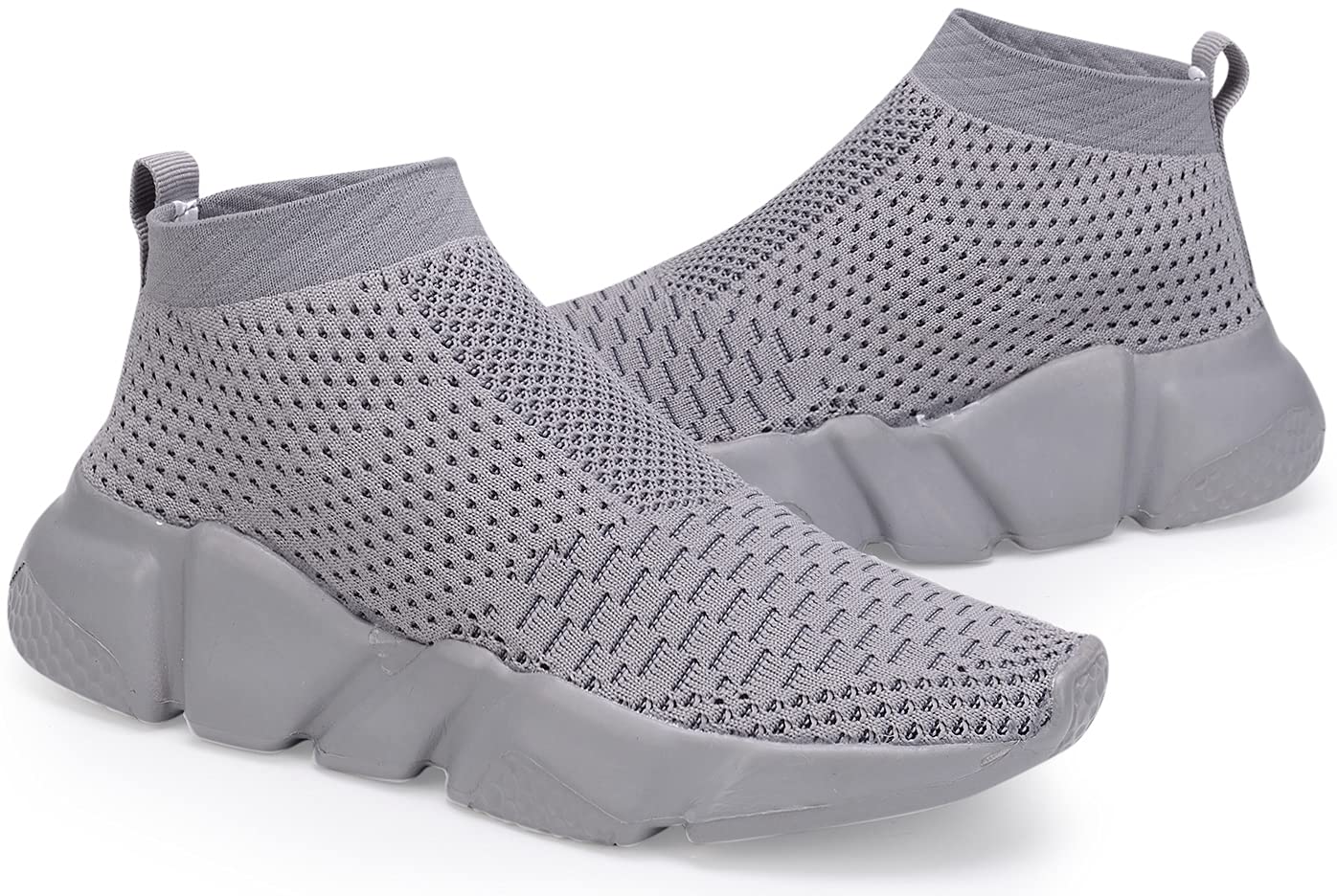 Santiro Boys & Girls Breathable Knit Slip-On Socks Shoes - Lightweight Comfort for School, Play & Everyday Wear