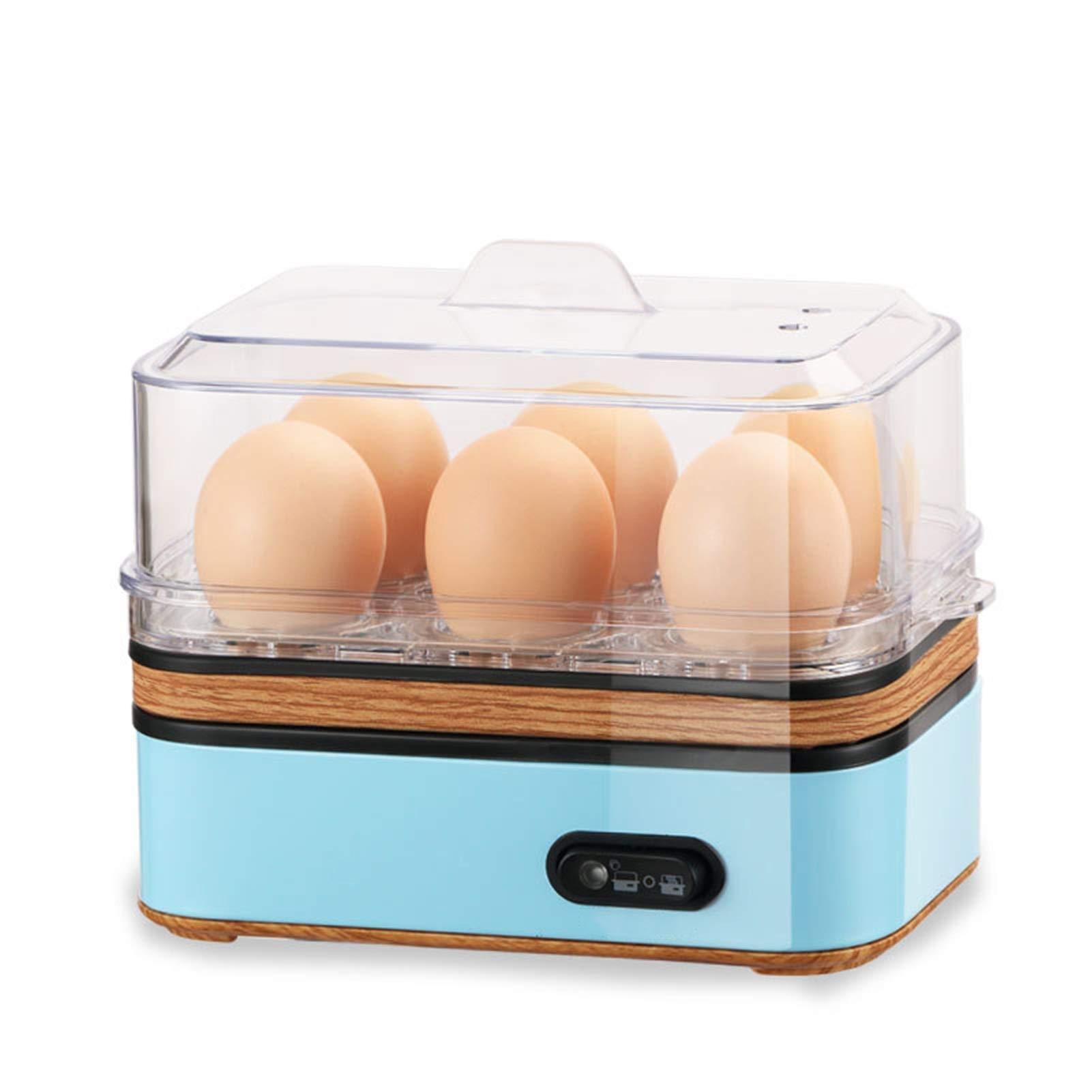 Multi-Function Portable Electric Food Steamer & Egg Cooker - Fast Breakfast Maker for Eggs, Vegetables & Dumplings | Perfect for Home, Office & Travel Use
