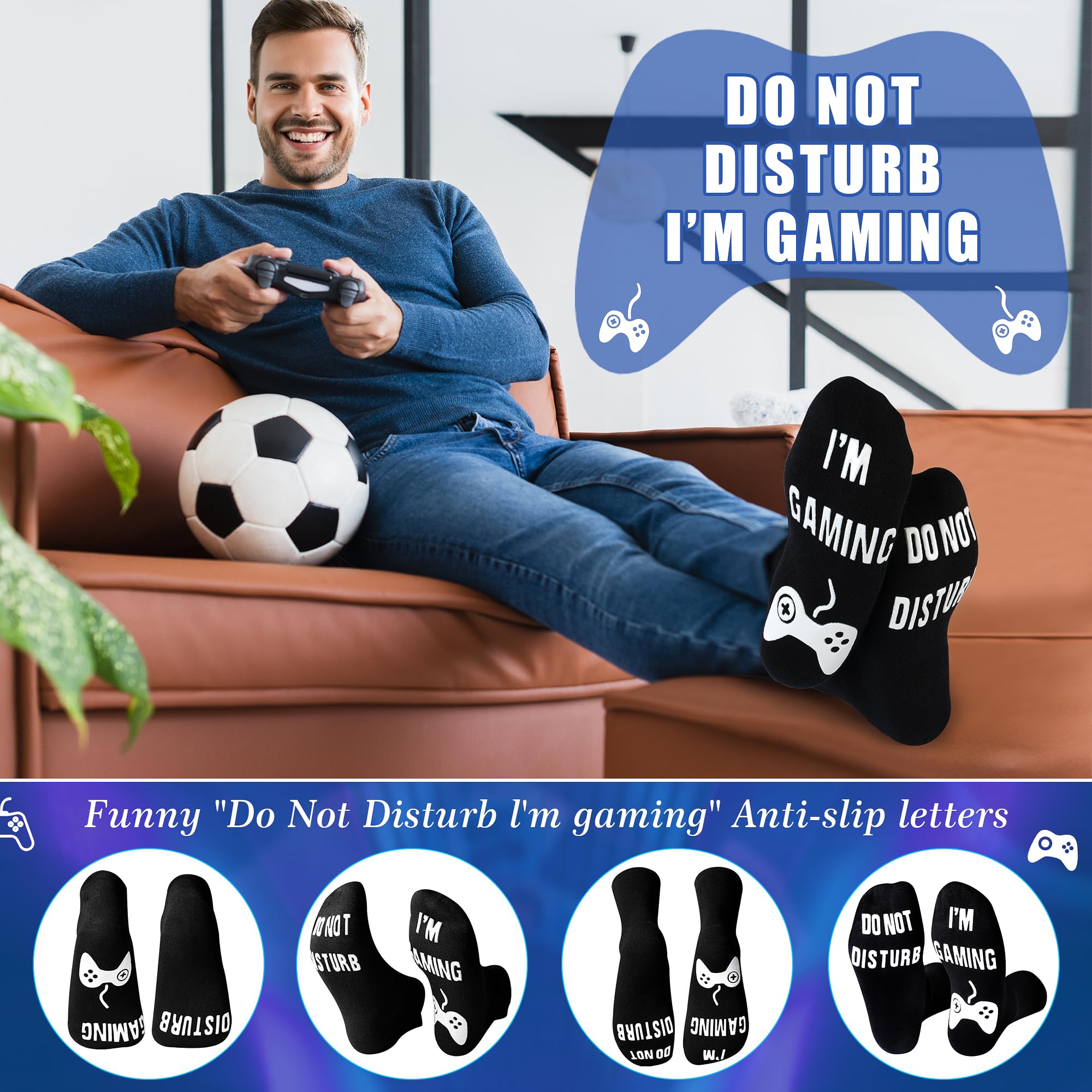 Best Father's Day Gifts for Men - Premium Socks for Dad, Husband, Brother & Golf Lovers | Comfortable & Fun Socks for Women, Teens & Gamers | Perfect for Holidays, Birthdays & Everyday Wear