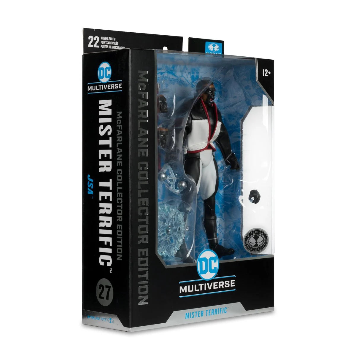 Mister Terrific (JSA) Platinum Edition DC Multiverse Collector Action Figure - Premium Collectible for DC Fans, Display & Play Scenes