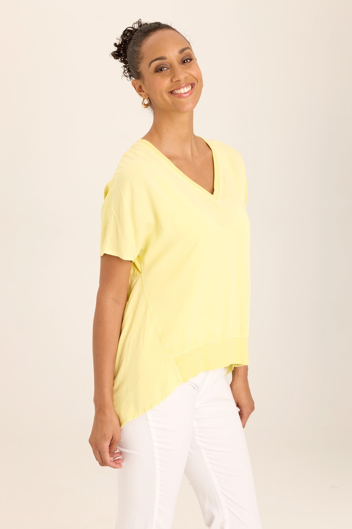 Twill Clara Top Illume Pigment - Women's Stylish Casual Blouse for Work & Everyday Wear | Perfect for Office, Dates & Outings