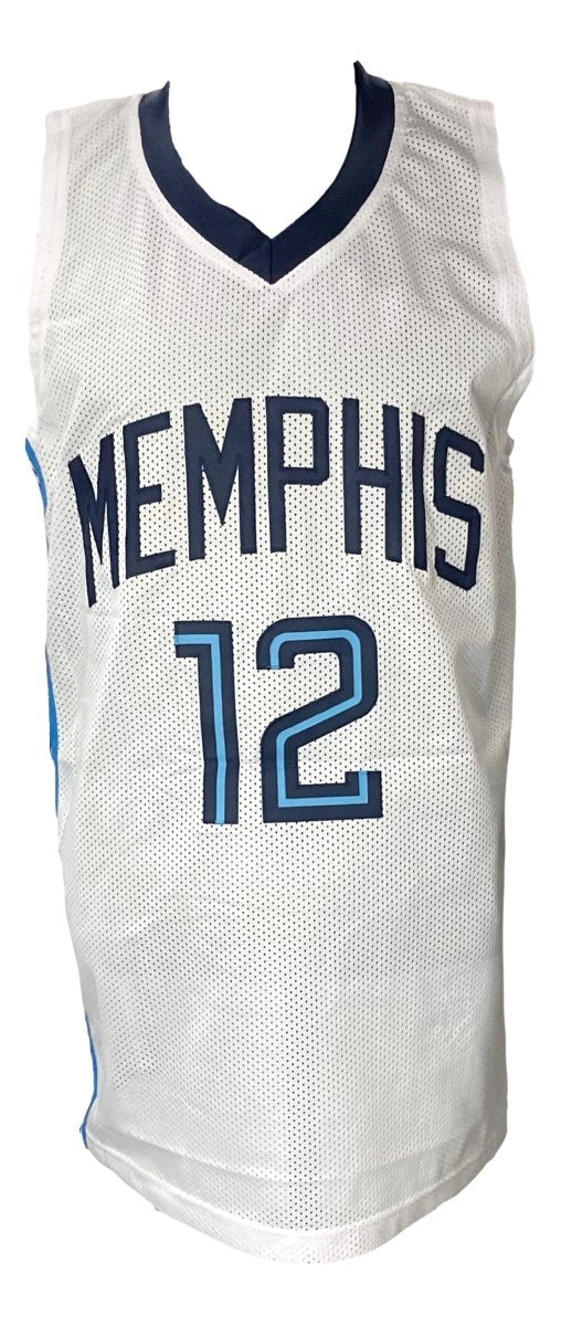 Authentic Ja Morant Signed Custom White Pro Style Basketball Jersey - Limited Edition Collectible for Fans & Memorabilia Enthusiasts - Perfect for Display, Gifting, and Game Day Spirit