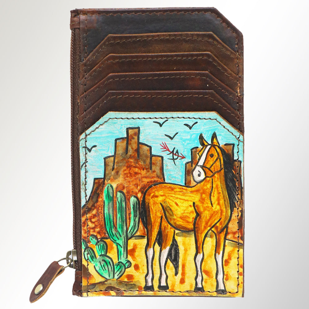 American Darling Hand Tooled Genuine Leather Women's Western Handbag Purse - Stylish Cowgirl Crossbody Bag for Rodeo, Country Music Festivals & Everyday Use