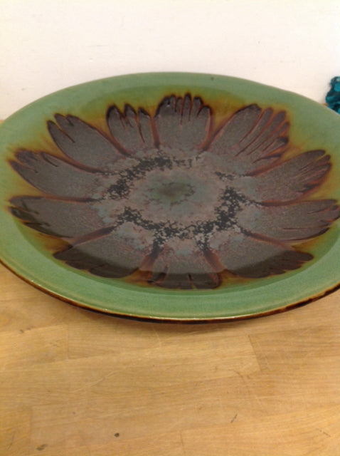 20 oz Green Glazed Pottery Bowl - Handcrafted Ceramic Serving Bowl for Soup, Salad, Pasta - Perfect for Dining, Entertaining & Home Decor