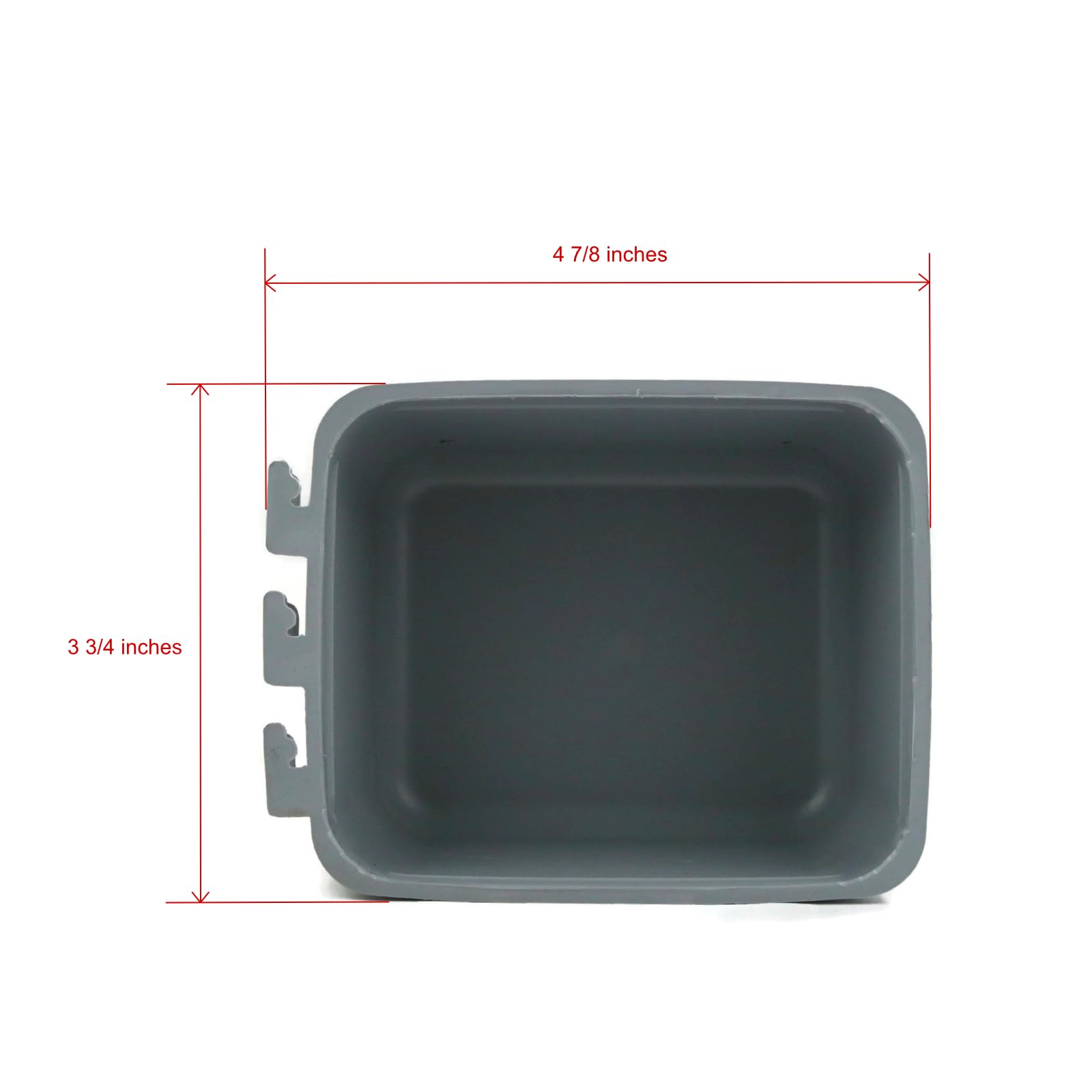 100-Pack Gray Cage Cups for Chickens, Dogs, Pheasants & Rabbits - Durable Feed & Water Dispenser for Animal Cages - Perfect for Poultry Coops, Rabbit Hutches & Pet Kennels