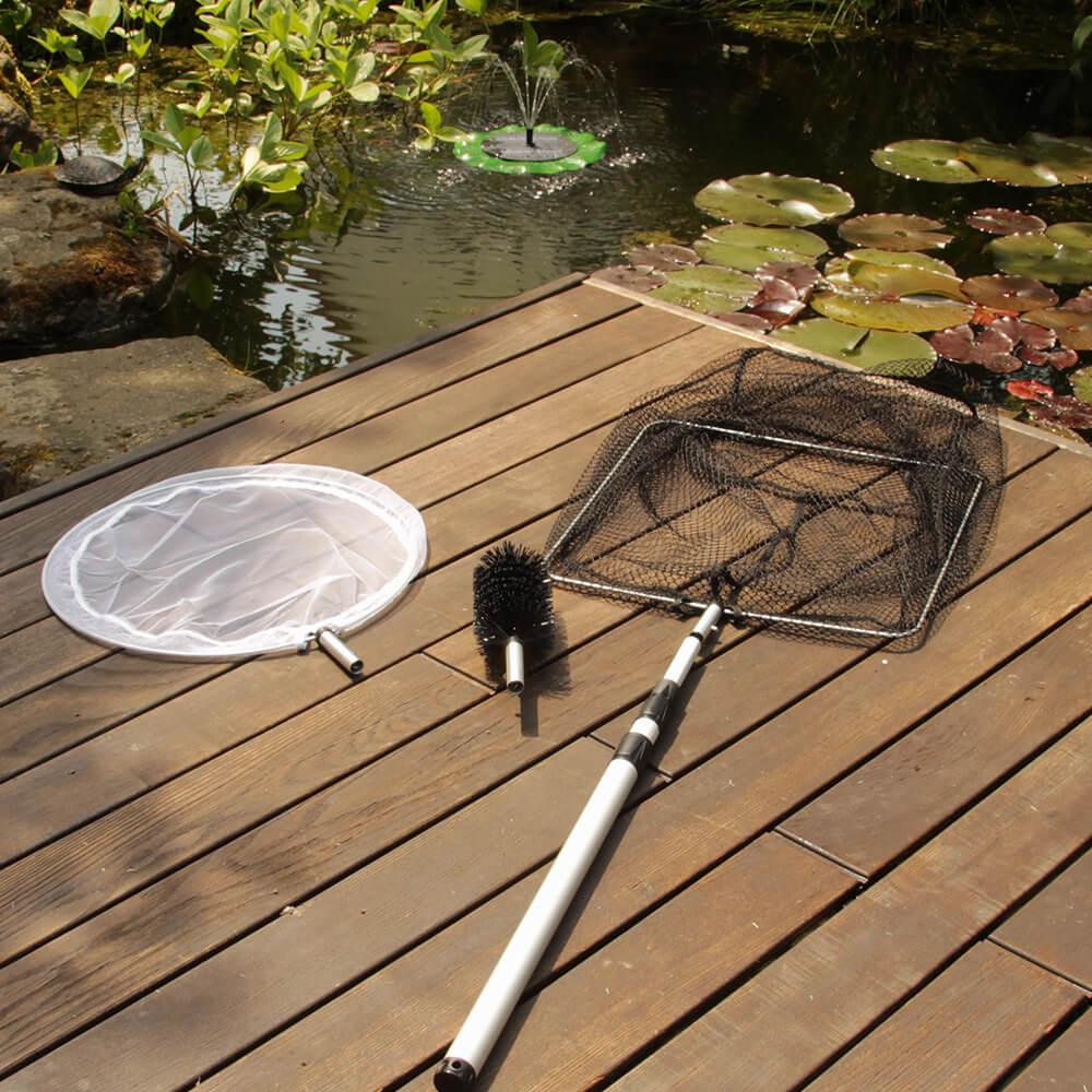 Heissner Pond Blanketweed Algae Cleaning Brush - Heavy Duty Scrubber for Koi Ponds, Water Gardens & Fountains - Removes Stubborn Algae & Debris Easily