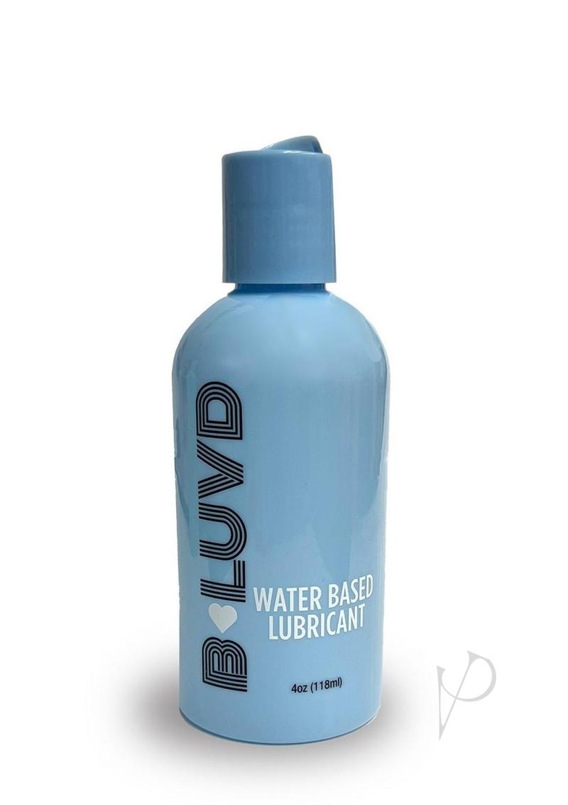 B Luvd Water Based Personal Lubricant - 4oz Bottle, Long Lasting & Hypoallergenic for Intimate Use, Sensitive Skin & Couples - Ideal for Massage, Sensual Play & Enhanced Comfort