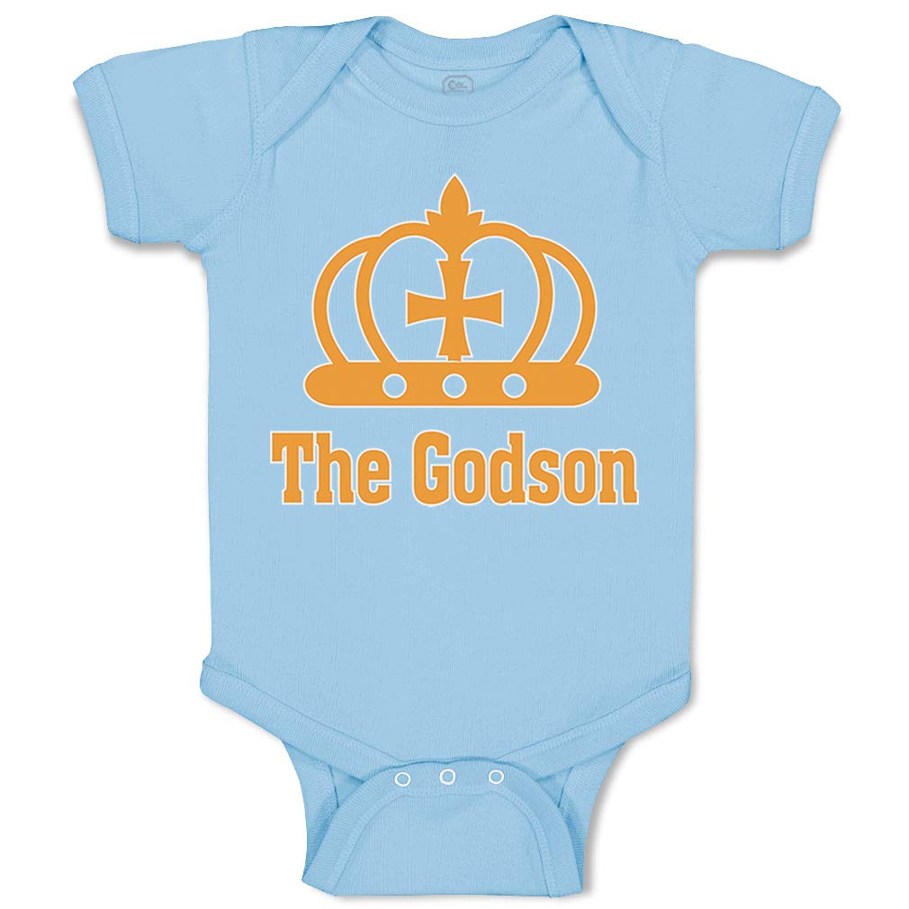 Custom Baby Bodysuit - Funny Humor The Godson Cotton Onesie for Boys & Girls | Perfect for Christenings, Family Photos & Everyday Wear