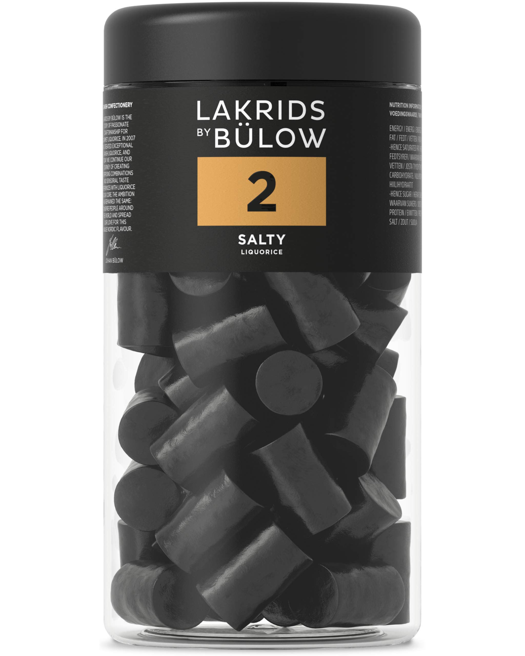 LAKRIDS BY BÜLOW - Premium Salty Licorice Candy 12.7oz | Vegan Gourmet Scandinavian Treat | Gluten Free & Gelatine Free | Authentic Danish Licorice for Gifting & Movie Nights