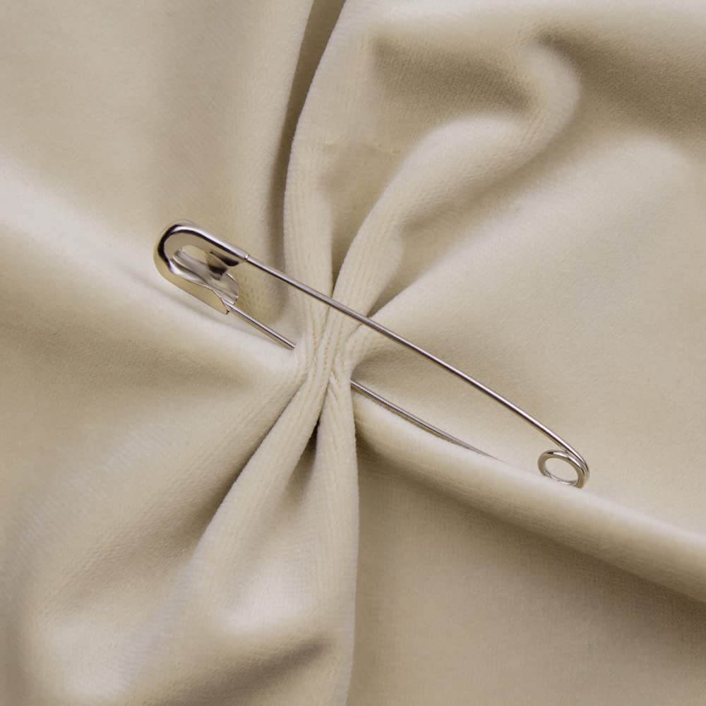 200Pcs Large Safety Pins 2.2 Inch for Clothes Sewing & Crafts